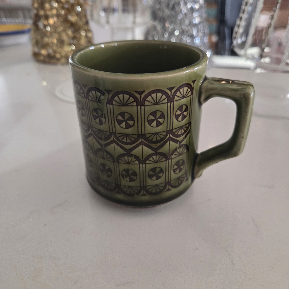 Vintage 70s Japanese Ceramic Mug